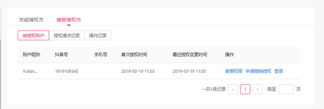 抖音企业号权益之子母帐号